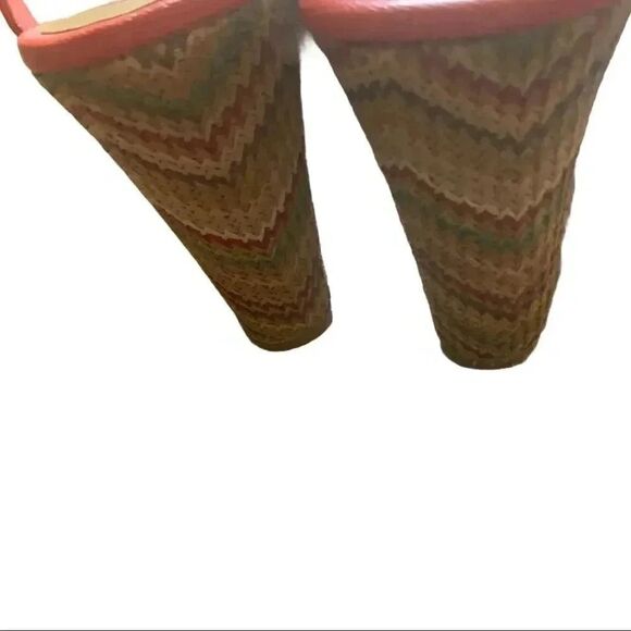 🌸Mudd Platform Red Open Toe Sandals Size 9.5🌸 - Picture 5 of 7